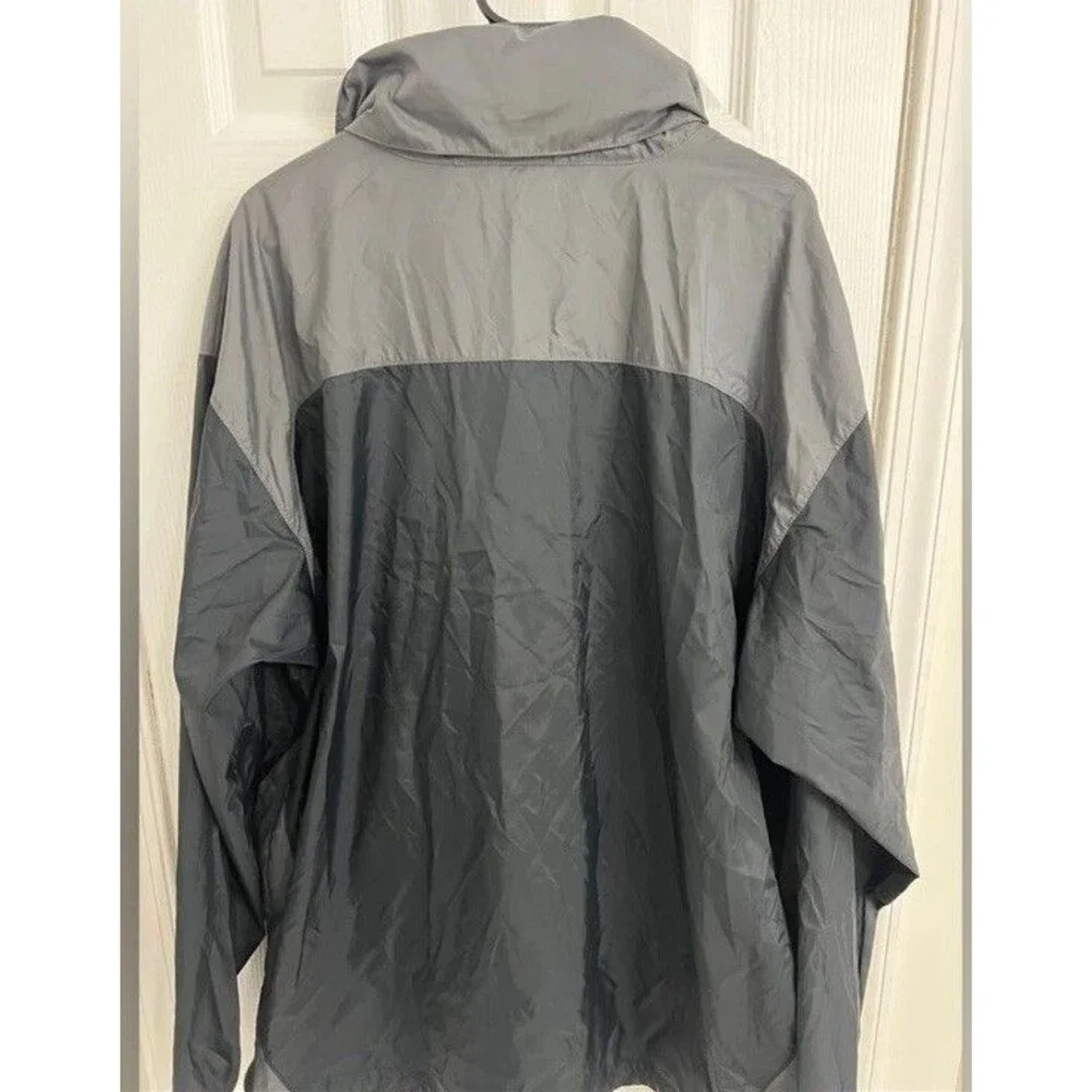 Columbia Men's Glennaker Lake Wind Rain Jacket Black/Grill Packable XXL - Picture 3 of 5